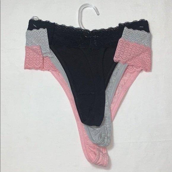 New Essie Women's 3 Pack Thong Panties Underwear - Picture 4 of 14